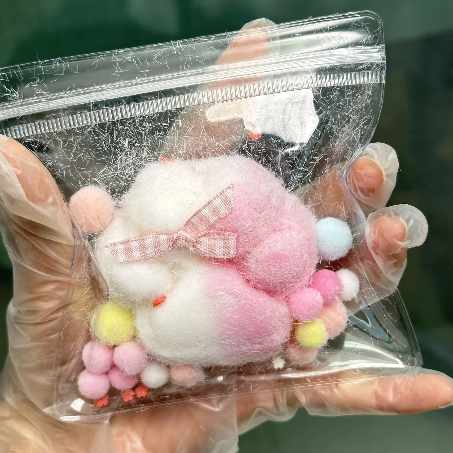 115g Handmade Silicone Cat's Paw with fur Stress Relief Squishy Toy - Image 15