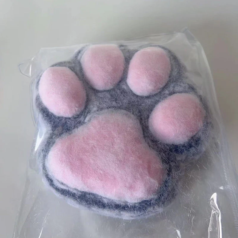 800g Super Large Flocking Ultra Soft Silicone Cat Paw Squishy Toy Handmade Toy(Color can be customized) - Image 6