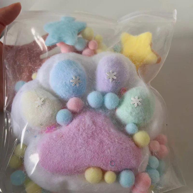 800g Super Large Flocking Ultra Soft Silicone Cat Paw Squishy Toy Handmade Toy(Color can be customized) - Image 7