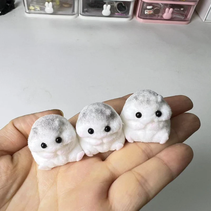 1Pcs Handmade Silicone Squishy Mini Hamster - Image 3