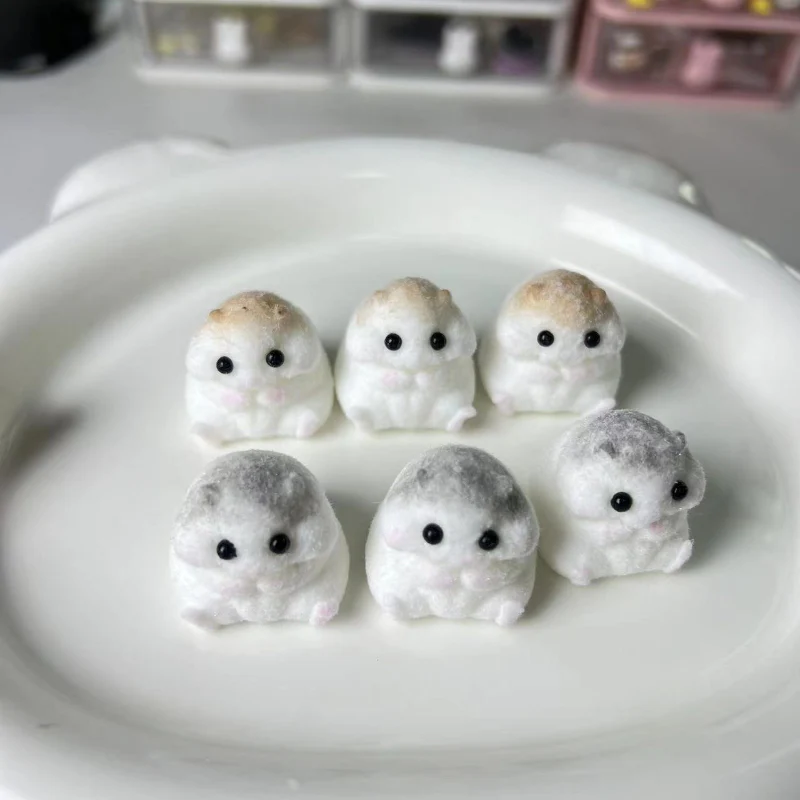 1Pcs Handmade Silicone Squishy Mini Hamster - Image 4