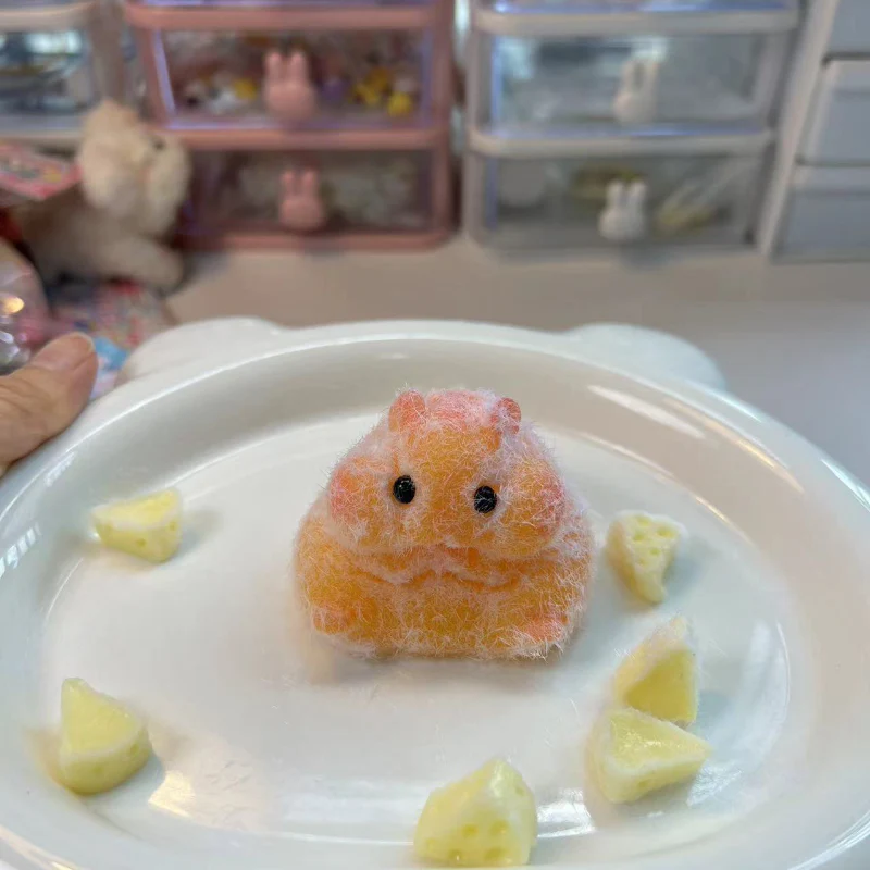 Handmade Silicone Little Hamster Stress Relief Squeeze Toy - Image 11
